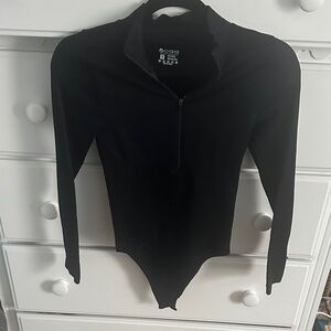 Black Long Sleeve Bodysuit